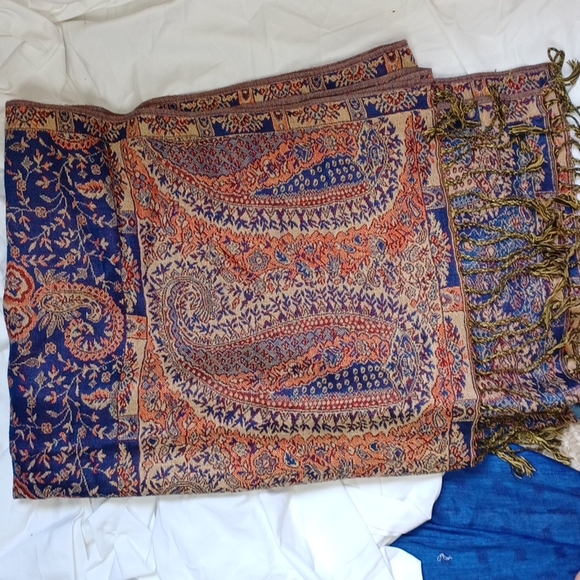 Pashmina scarf shawl‎ large - Picture 4 of 4